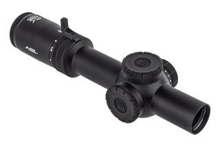 PLX Compact rifle scope with 1-8x magnification, black.